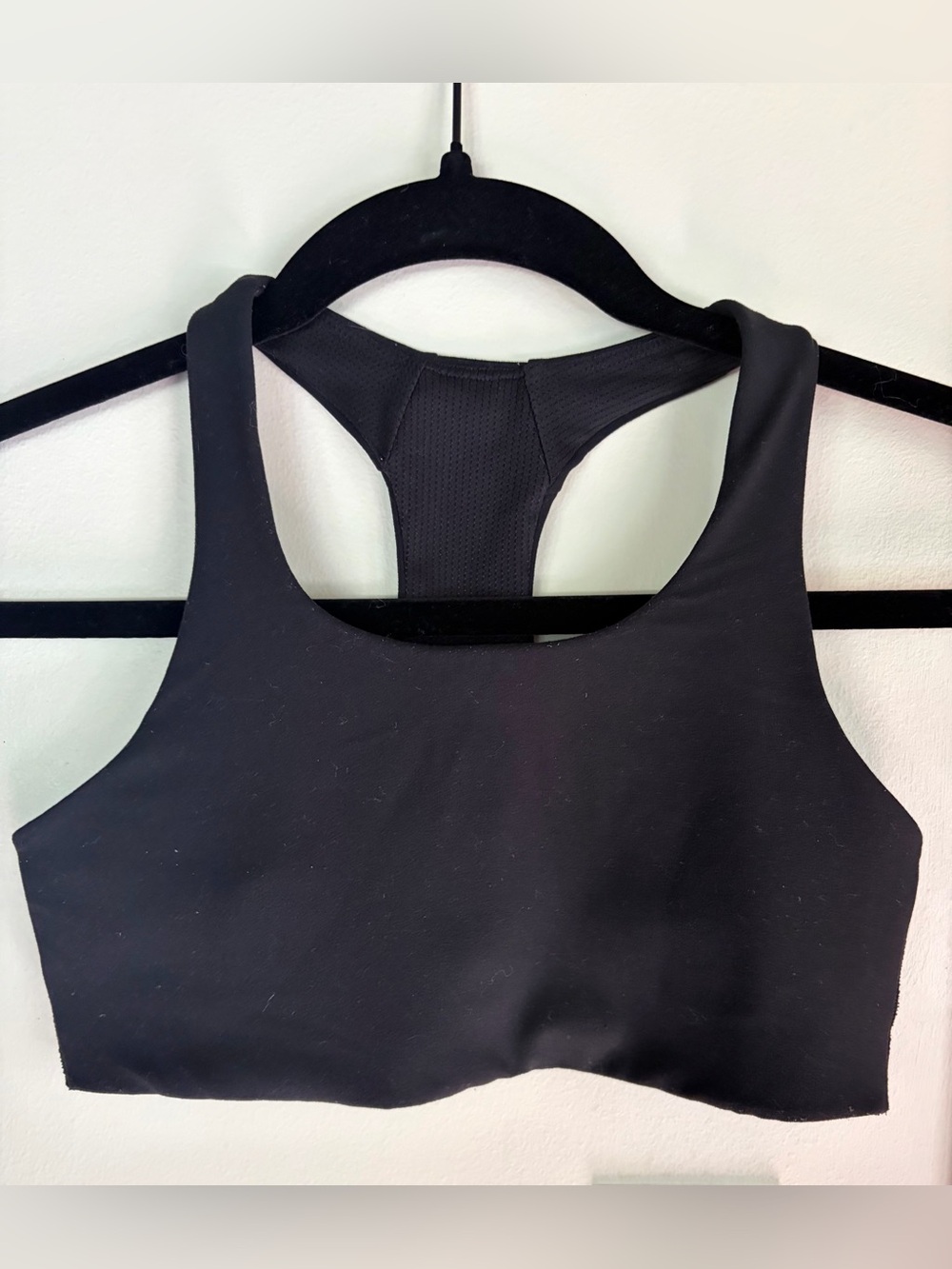 Athleta Girl Black Racerback Sports Bra